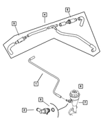 53032836AB - : Crankcase Vent Hose for Mopar Image