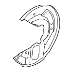 32276315 - Brakes: Brake Dust Shield for Volvo Image