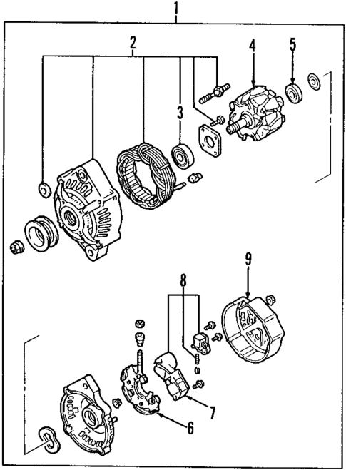 Alternator for 1999 Acura SLX #0