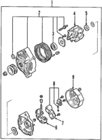 8971873040 - : Alternator for Acura Image