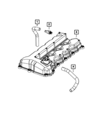 5047407AC - 2.0L Gas; Engine: Crankcase Vent Hose for Mopar Image