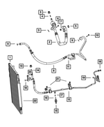 68170700AA - Air Conditioners and Heaters: Receiver Drier for Dodge: Dart Image