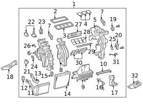 HVAC Case for 2022 Kia Telluride #0