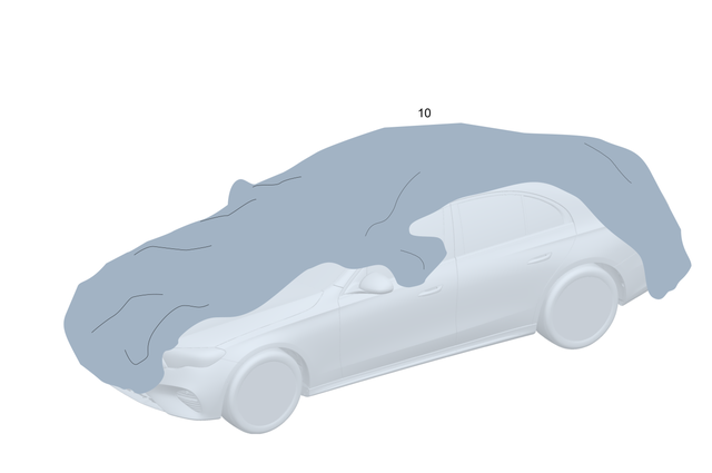 214899030064 - Tarp: Covering Tarp for Mercedes-Benz Image