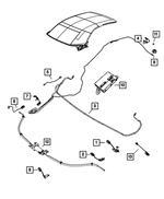 68028469AA - Electrical: Folding Top Wiring for Mopar Image