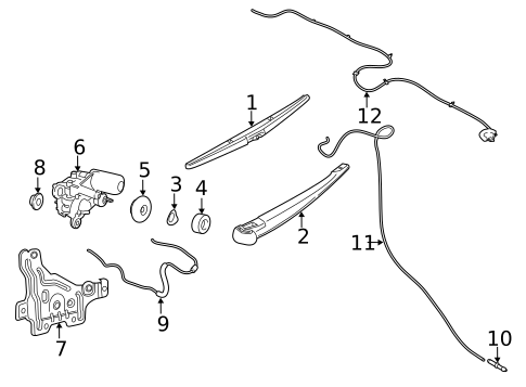 Wiper & Washer Components for 2014 Ford Transit Connect #2