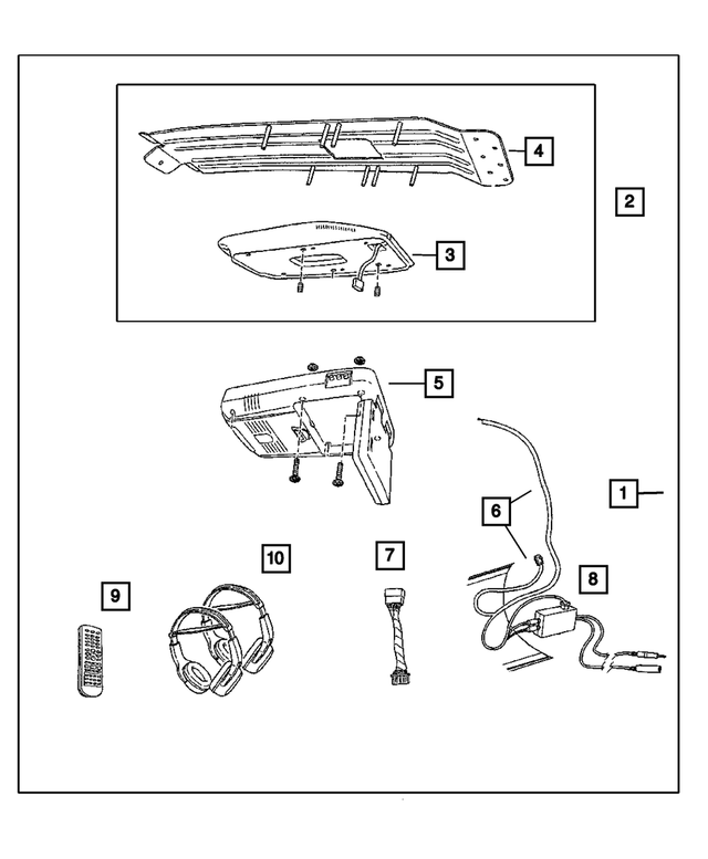 5166867AB - Mopar Accessories - Component Parts: Shroud Shroud for Mopar Image