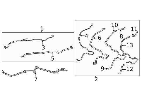 Rear AC Lines for 2023 Lexus LX600 #0