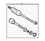 4341007071 - Suspension: Axle Assembly for Toyota Image image
