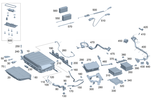 7063 - Exhaust System: Hexagon Head Bolt for Mercedes-Benz: AMG GT C, AMG GT S, E300, E350, E43 AMG, E53 AMG, E63 AMG S, GLE350, GLE450, GLE450e, GLE53 AMG, GLE580, GLE63 AMG S, GLS450, GLS580, GLS63 AMG, Maybach GLS600 Image image
