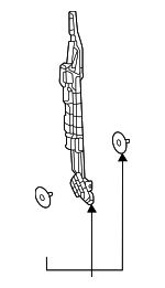538270E050 - Body: Protector for Toyota: Highlander Image