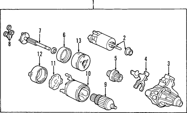 31203P3F003 - : Starter Solenoid for Honda Image