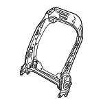 68789946AA - Body: Seat Back Frame for Mopar Image