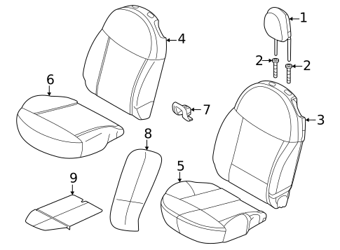 Heated Seats for 2024 Fiat 500E #0