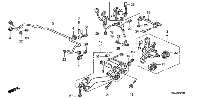 Rear Lower Arm for 2002 Acura RSX #0