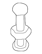 51498166702 - Body: Windshield Pillar Trim Rivet for BMW: 323Ci, 323i, 325Ci, 325i, 325xi, 328Ci, 328i, 330Ci, 330i, 330xi, 335i, 335is, 740i, 740iL, 750iL, M3, X4, X6, Z3 Image