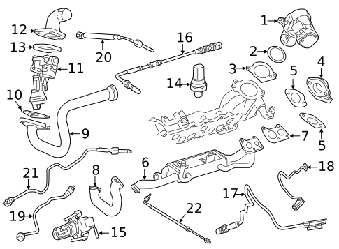 EGR System for 2011 Mercedes-Benz E 350 #0