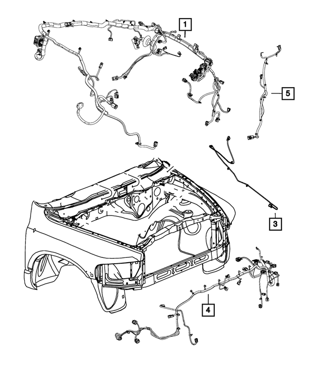 68096413AC - Electrical: Jumper Wiring for Mopar Image