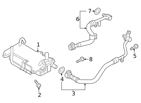 Oil Cooler for 2022 Porsche Cayenne #2
