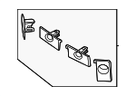 51115A88BC0 - Body: Park Sensor Mount Kit for Mini Image