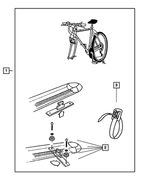 82300585 - Mopar Accessories - Component Parts: Bike Carrier Kit for Mopar Image