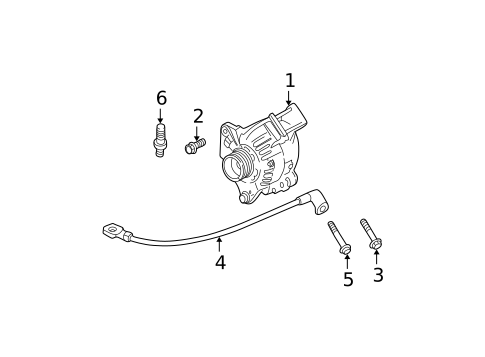 Alternator/Generator & Related Components for 2004 Cadillac DeVille #0