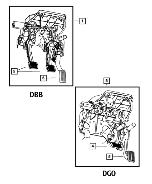Brake Pedals for 2006 Dodge Ram 3500 #1