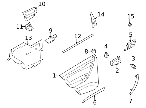 Rear Door for 2009 Pontiac G3 #0