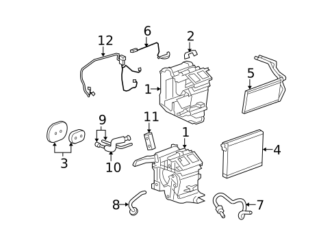 Heater for 2009 Cadillac STS #0