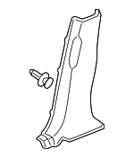 84121STXH01ZB - Body: Lower Center Pillar Trim for Acura Image