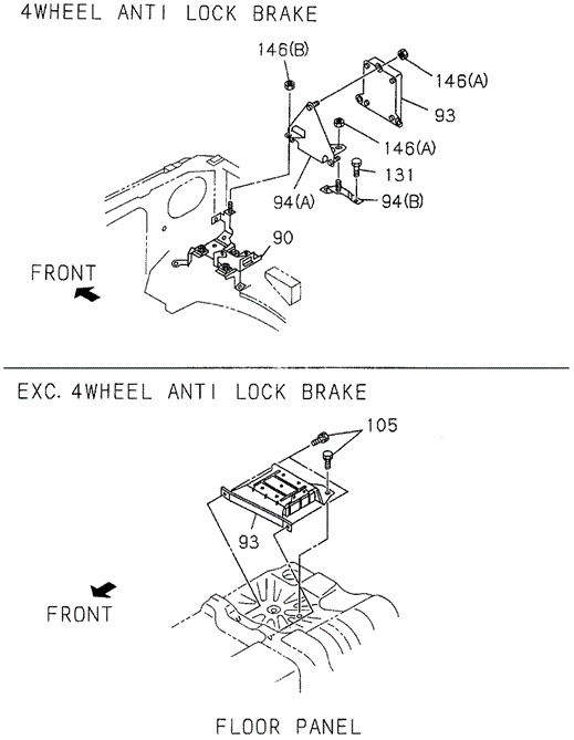 Control Unit (ABS) for 1997 Honda Passport #0