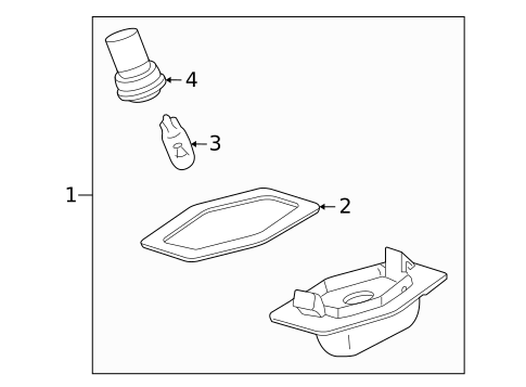 License Lamps for 2007 Mercury Mariner #0