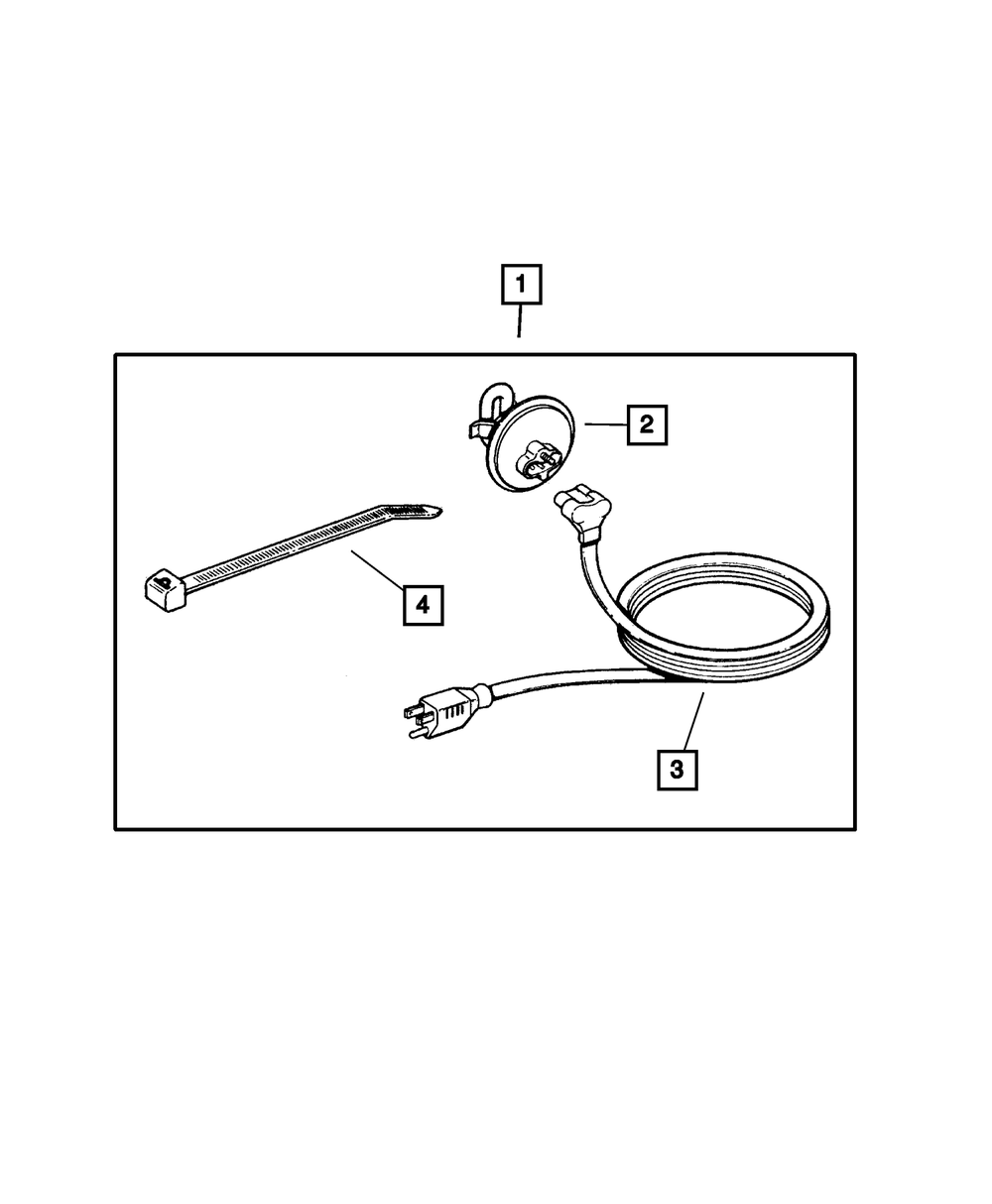 Engine Block Heater Cord - Mopar (J5752677)