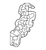MN159631 - Body: Latch for Mitsubishi: Lancer Image