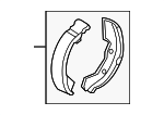 4800A002 - Brakes: Park Brake Shoes for Mitsubishi Image