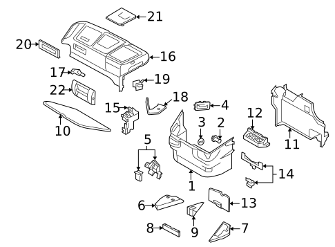 Interior Trim - Front Structure for 2011 Porsche 911 #0