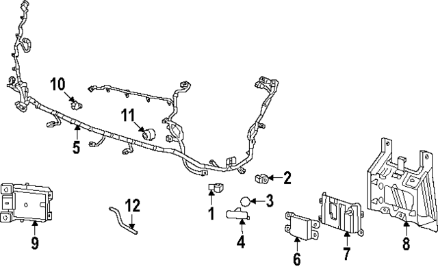 85096263 - : Park Sensor Bezel for Cadillac: ESCALADE IQ Image