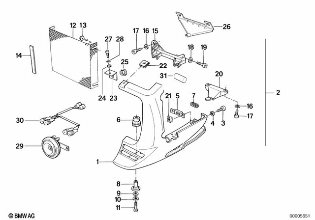 46630026092 - Frame and Mounting Parts: Spoiler Right -  for BMW-Motorrad Image