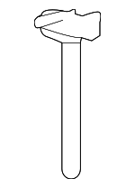 16405F0011 - Cooling System: Reservoir Cap for Lexus: ES250, ES300h, ES350 Image