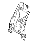 710130E020 - Body: Seat Back Frame for Toyota: Highlander Image