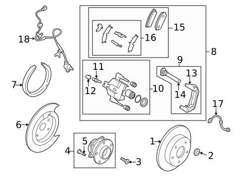Anti-Lock Brakes for 2013 Mazda CX-9 #1