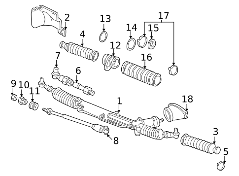 Steering Gear & Linkage for 1997 Audi A4 #0