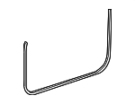 21269702517M87 - Body: Door Edge Guard for Mercedes-Benz Image