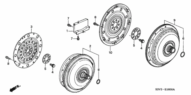 Torque Converter for 2004 Acura MDX #0
