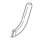 7T4Z78666L75AA - Body: Hinge Cover for Ford: Edge | Lincoln: MKX Image