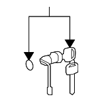 6905535130 - Body: Cylinder &amp; Keys for Toyota Image