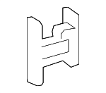 6880135011 - Body: Upper Hinge for Toyota Image