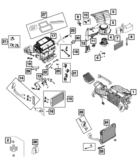 Air Conditioner and Heater Units for 2025 Alfa Romeo Stelvio #0