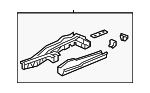65610TRXA00ZZ - Body: Rail Assembly for Acura Image