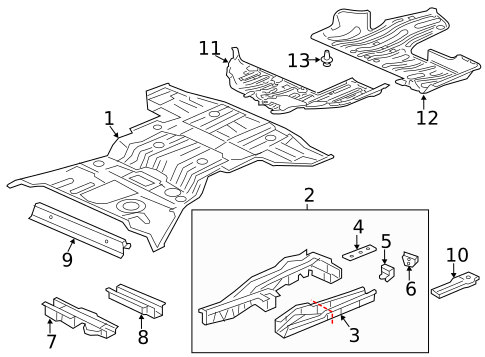 Exterior Trim - Rear Body for 2020 Acura MDX #0